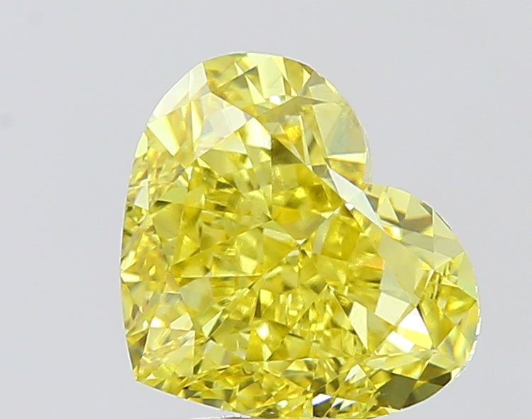 Heart 4.5 Yellow VS1  8.90X10.57X6.08