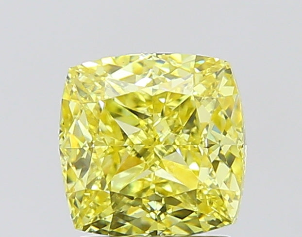 Cushion 2.51 Yellow VS1  7.04X7.03X4.98