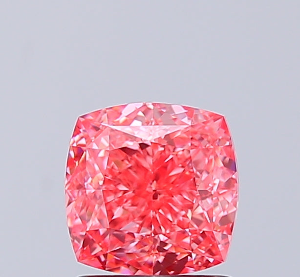 Cushion 1.62 Pink VVS2  6.06X6.07X4.46