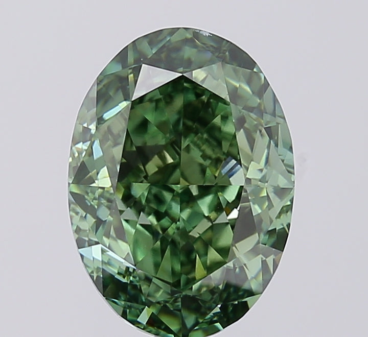 Oval 4.57 Green VVS 2