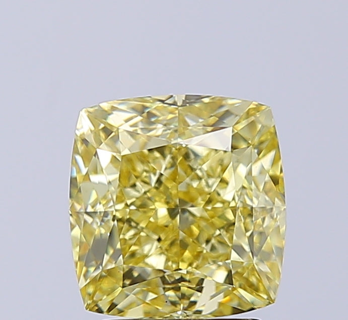 Cushion 3.02 Yellow VS1  7.63X7.34X5.44