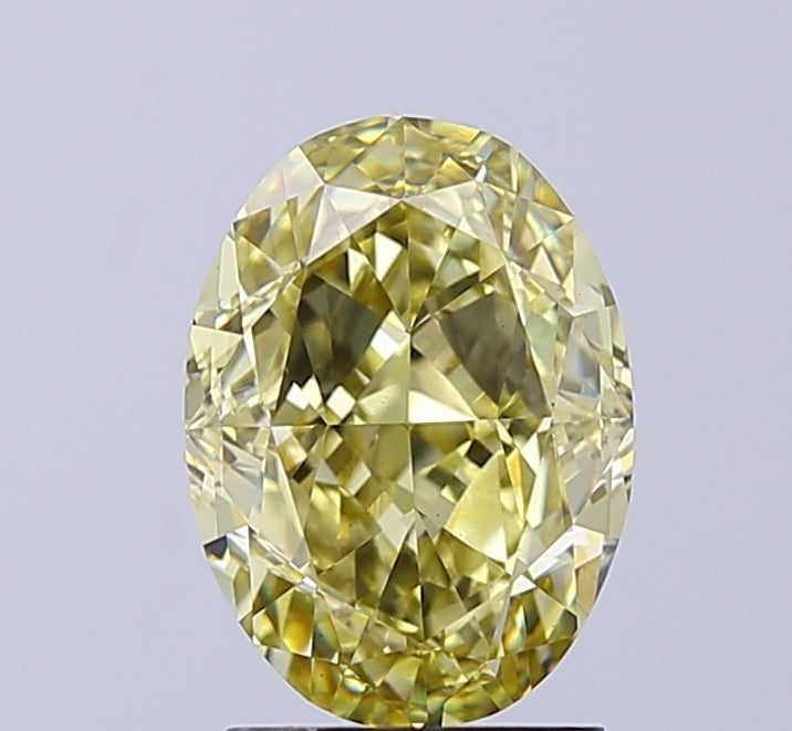 Oval 2.56 Yellow VS1  9.50X6.94X4.78