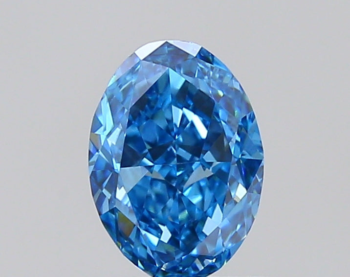 Oval 1.02 Blue SI1  7.13x5.16x3.38
