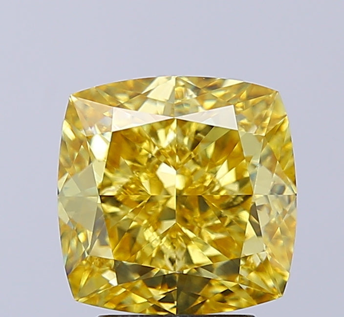Cushion 4.05 Yellow VVS2  8.36X8.35X5.95