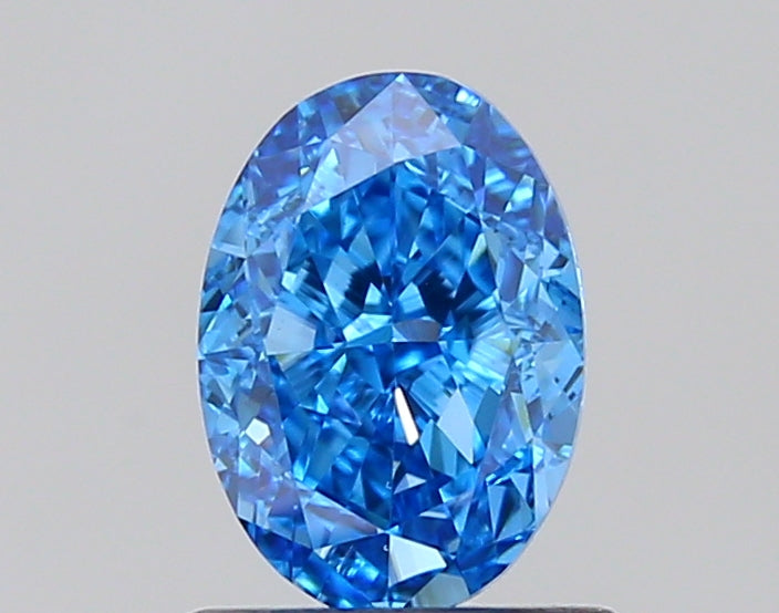 Oval 1.02 Blue VS2  7.13x5.02x3.47