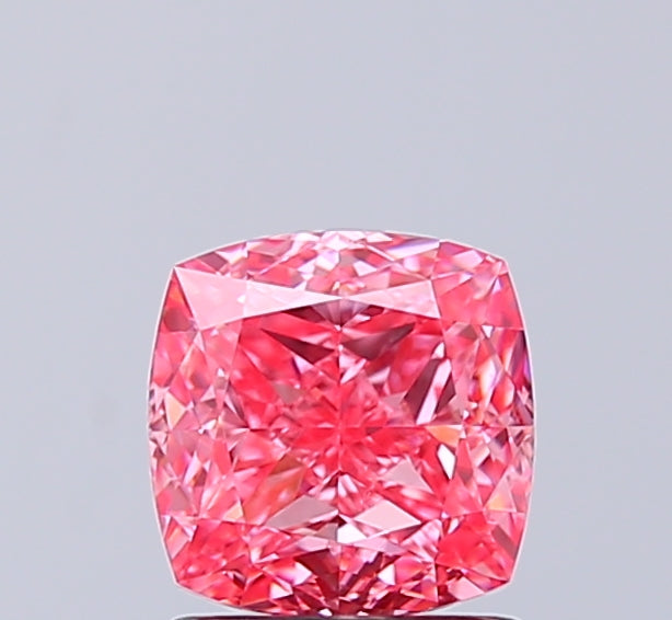 Cushion 1.55 Pink VVS2  6.06X6.05X4.22