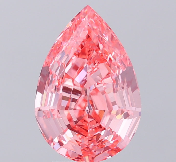 Step Cut Pear  3.79 Pink VVS 2