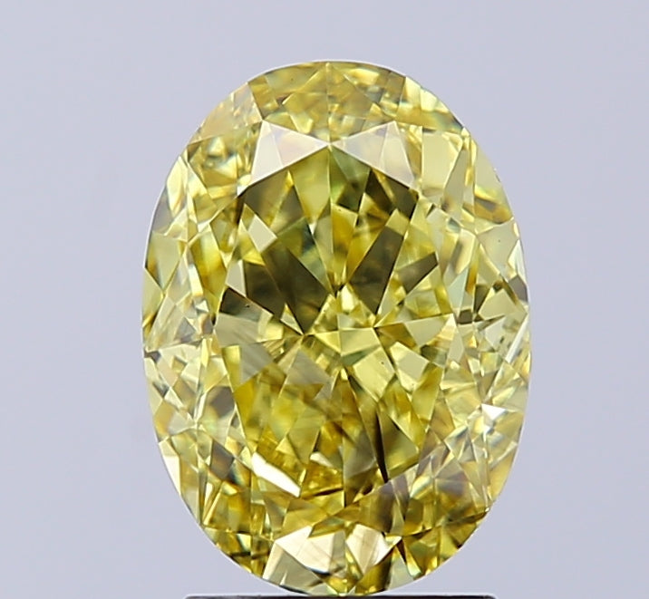 Oval 3.11 Yellow VS2  10.12X7.31X4.93