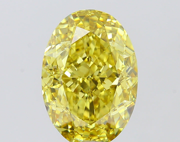 Oval 9.09 Yellow VS1  14.55X10.20X7.44