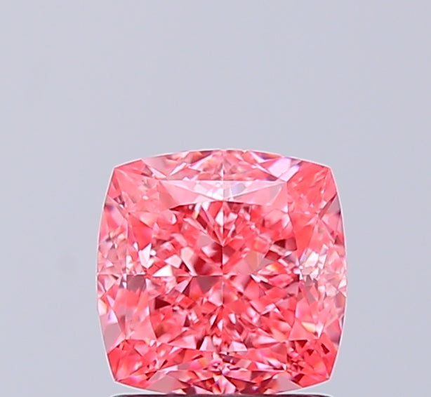 Cushion 1.63 Pink VS1  6.10X6.07X4.46