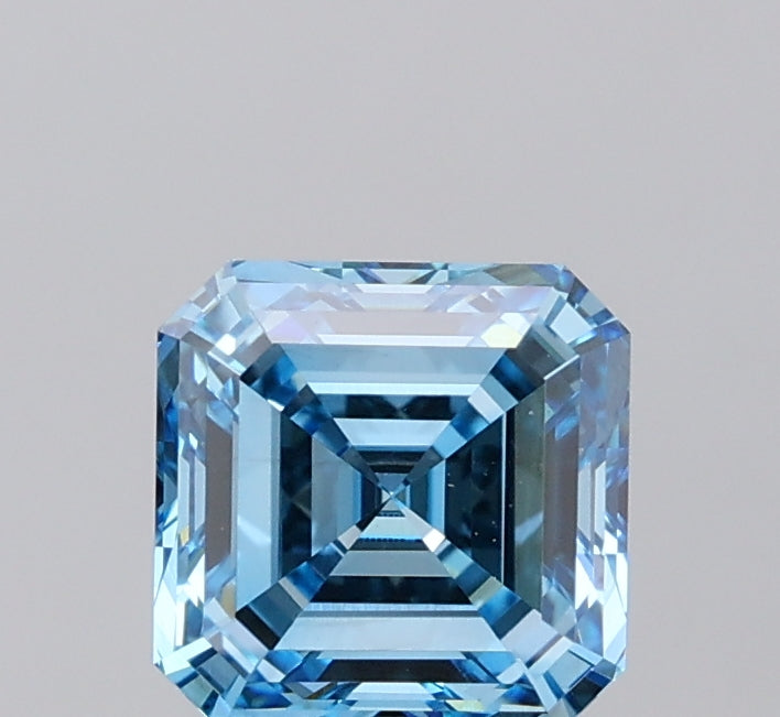 Asscher 1.91 Blue VS 1