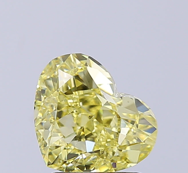 Heart 2.01 Yellow VS1  6.76X8.11X4.73