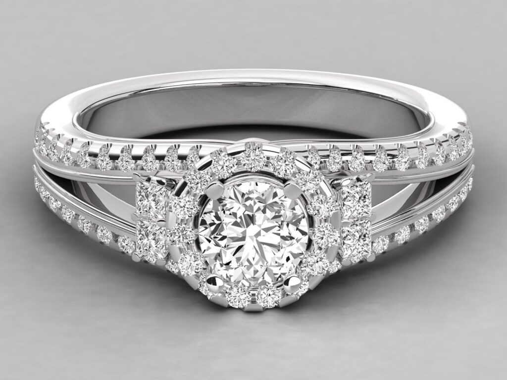 Gold Diamond Ring for Women