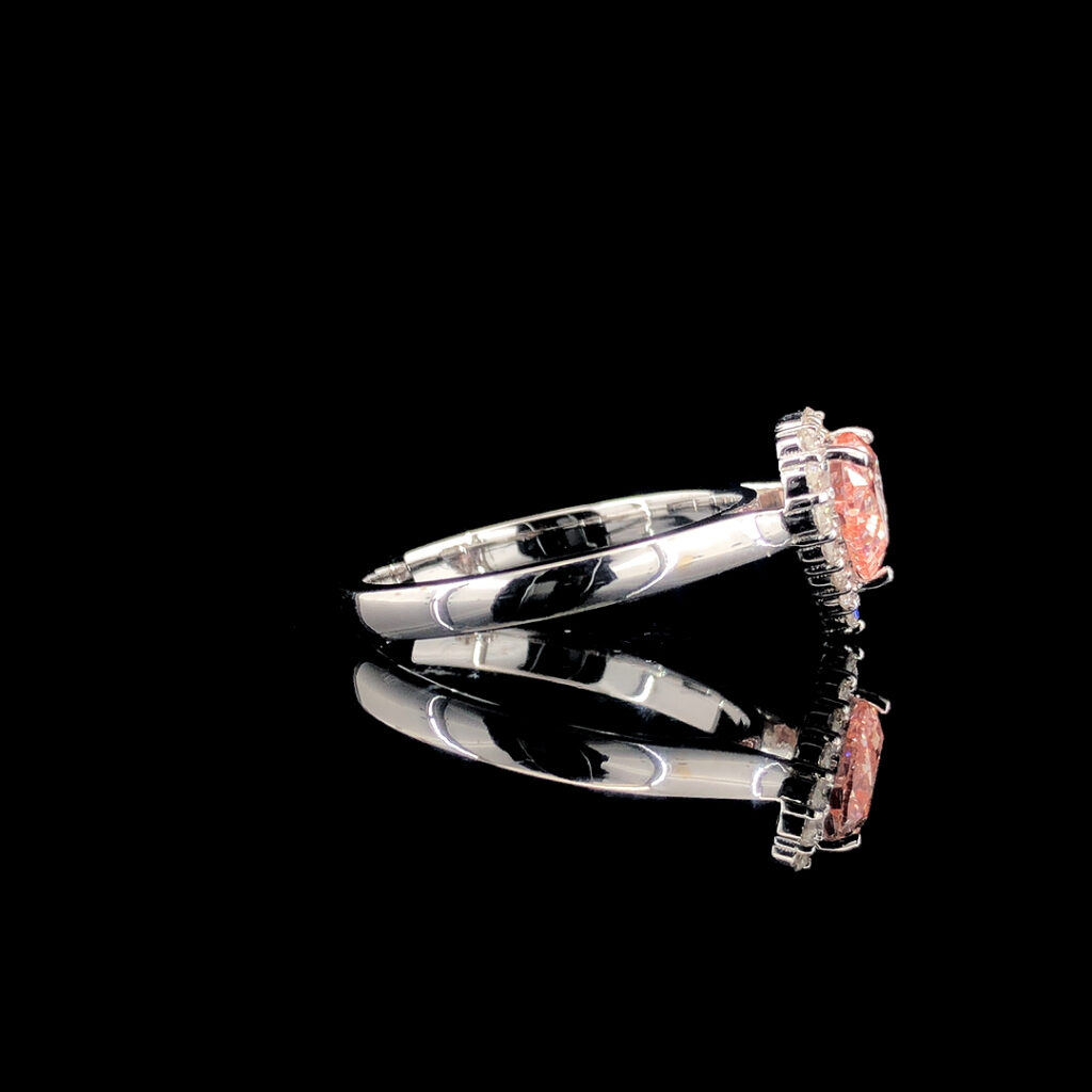 Pink Diamond Ring