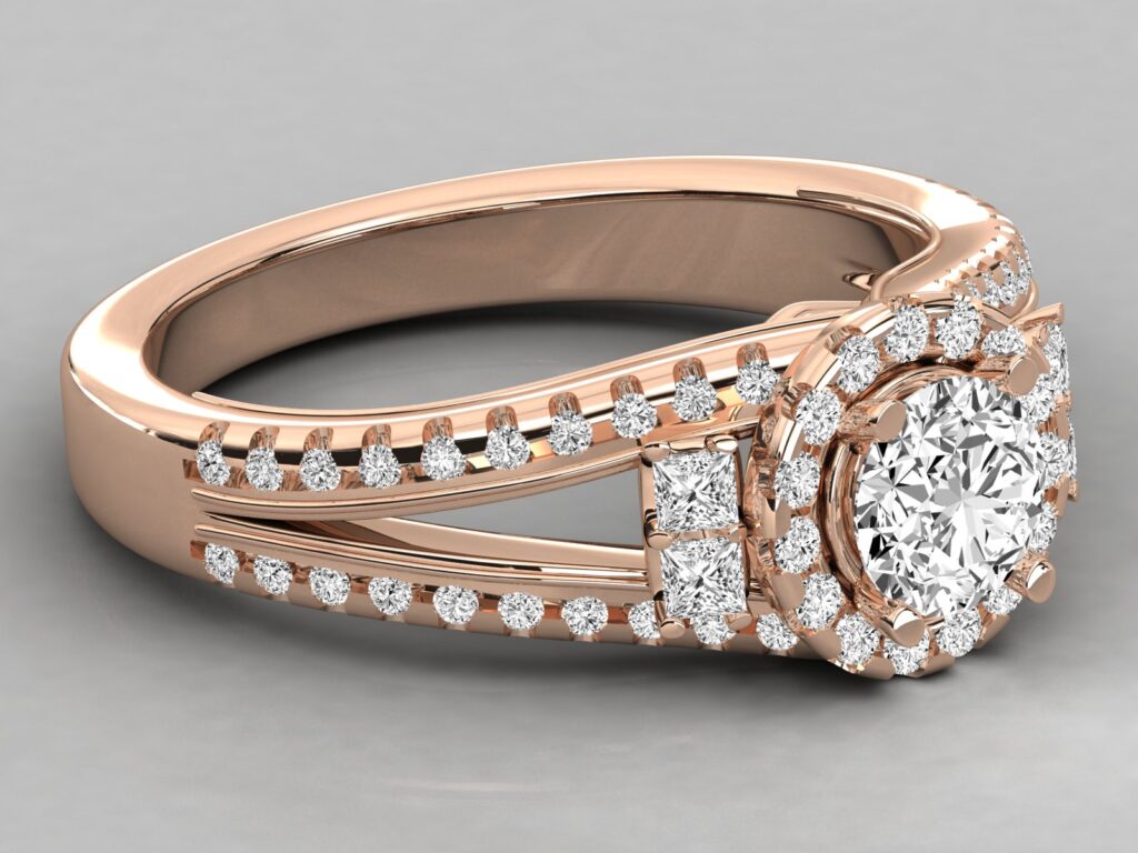 woman diamond ring