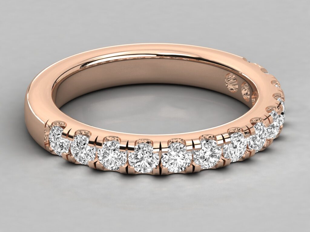 18 KT Gold Diamond Ring For Women