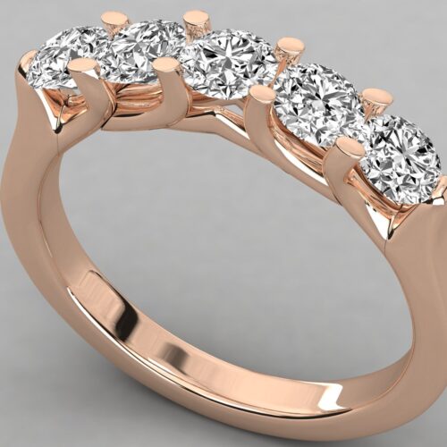 18 KT Gold Diamond Ring For Women