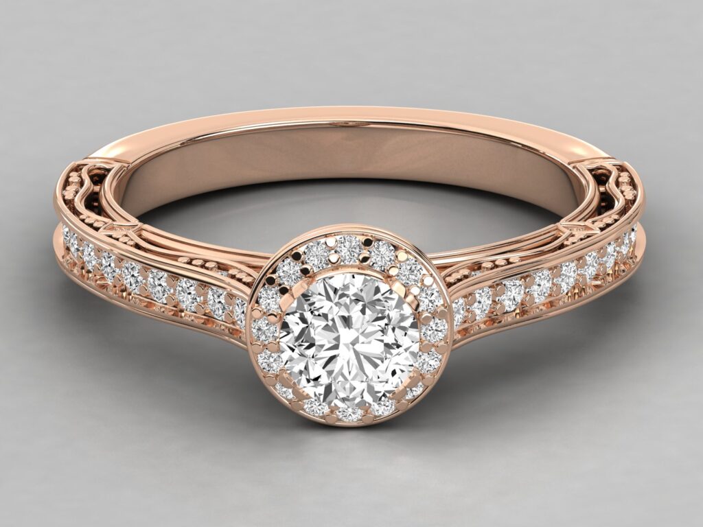 18KT GOLD DIAMOND RING