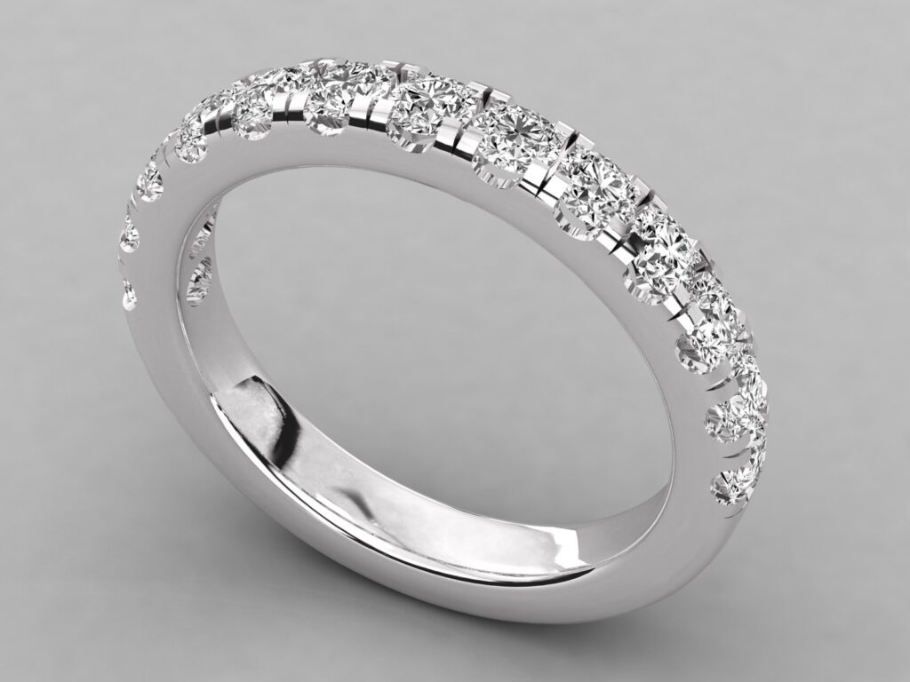 18 KT Gold Diamond Ring For Women