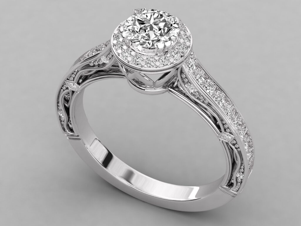 18KT GOLD DIAMOND RING