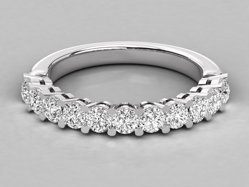 18Kt Gold Ring with 1.11 ct Lab-Grown Diamond