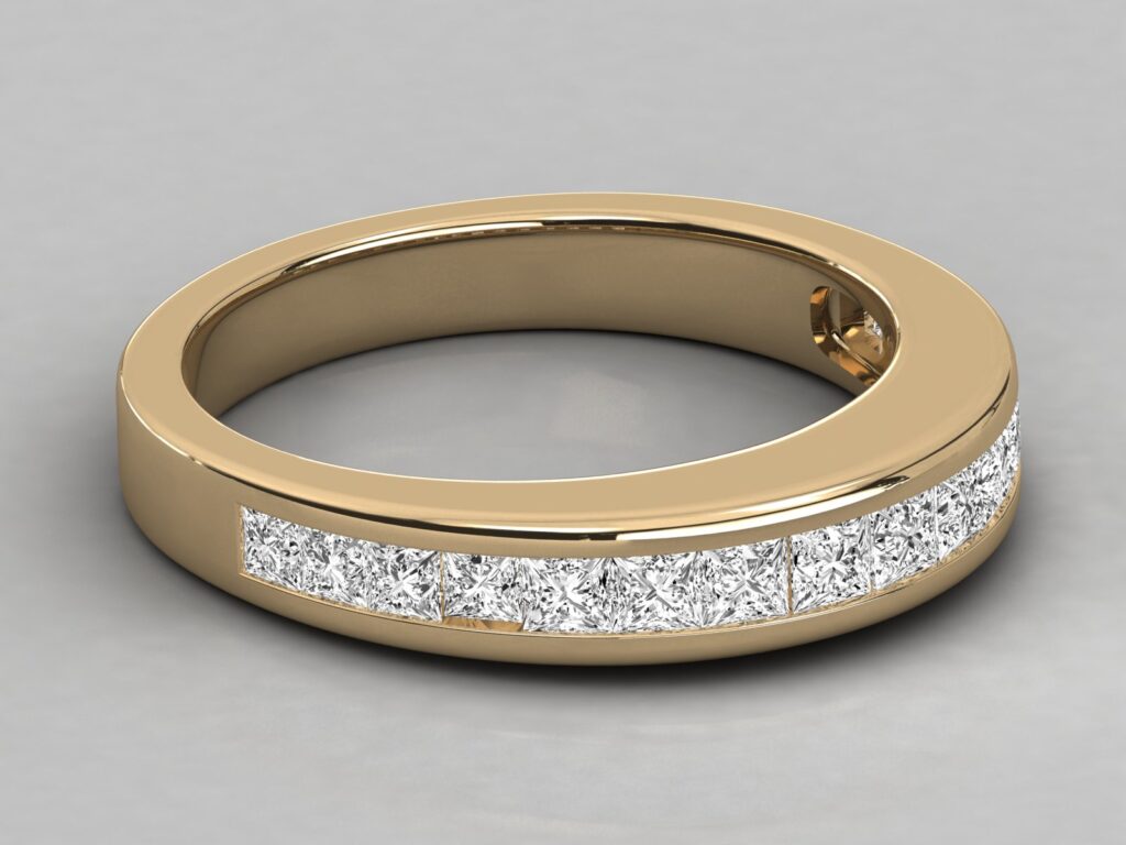 18 KT Gold Diamond Ring For Women