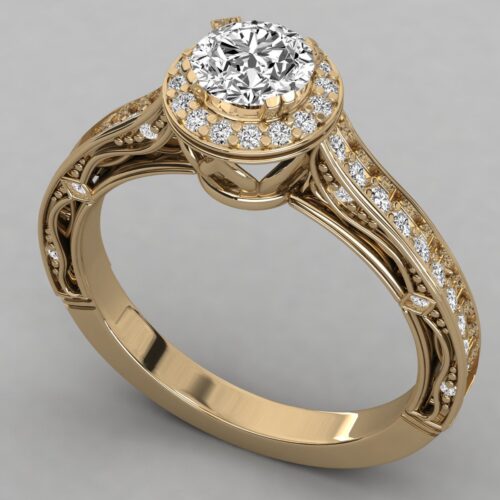 18KT GOLD DIAMOND RING