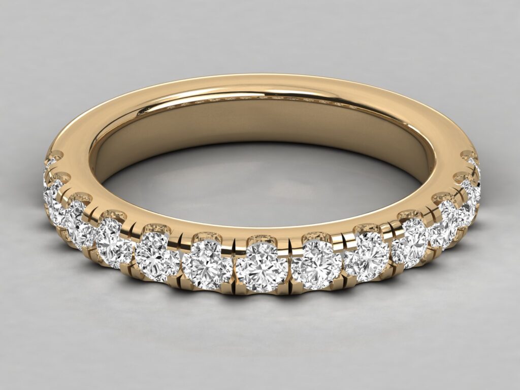 18 KT Gold Diamond Ring For Women