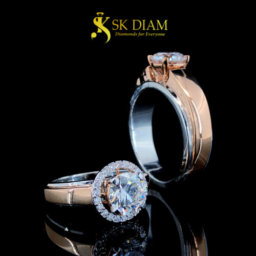 Lab-Grown CVD Diamond Ring by SK Diam