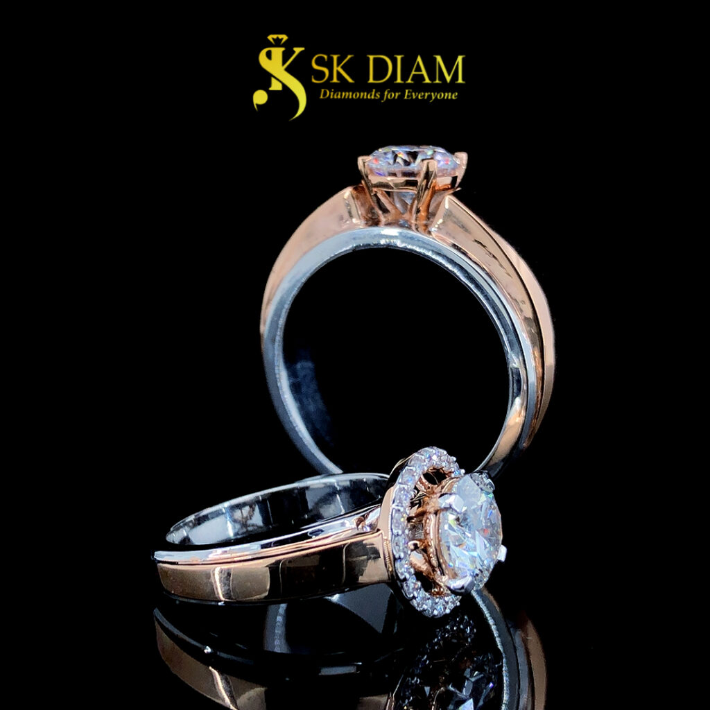 Lab-Grown CVD Diamond Ring by SK Diam