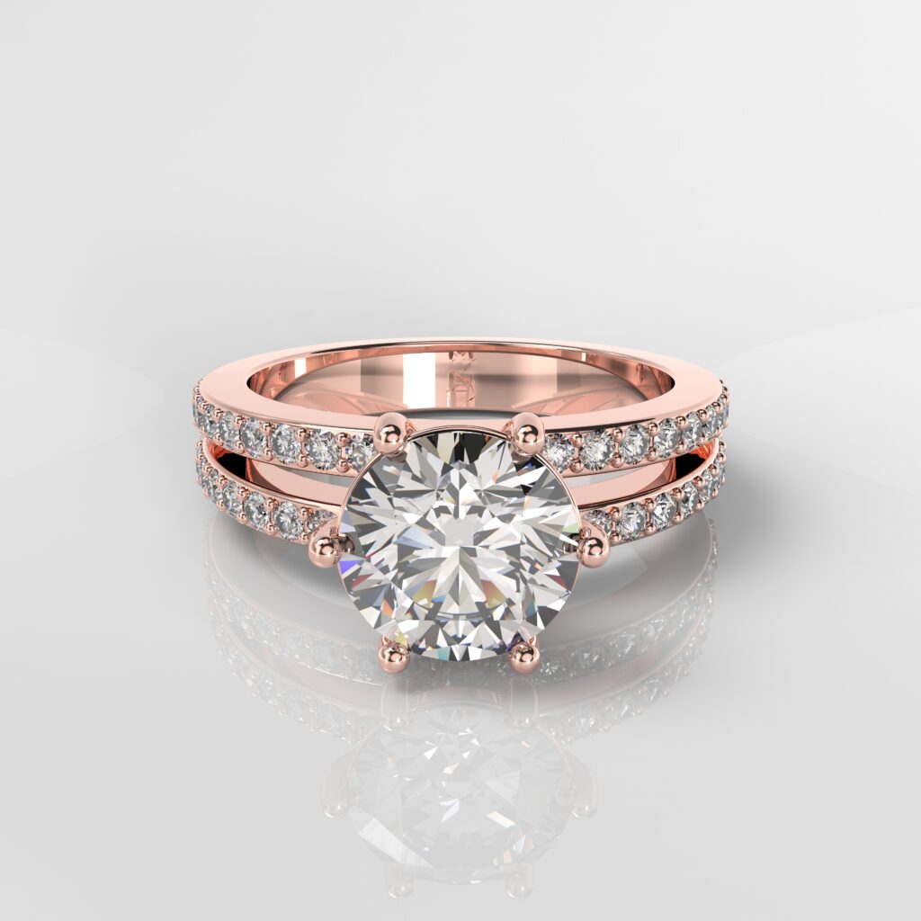 18Kt Gold Lab-Grown Diamond Ring