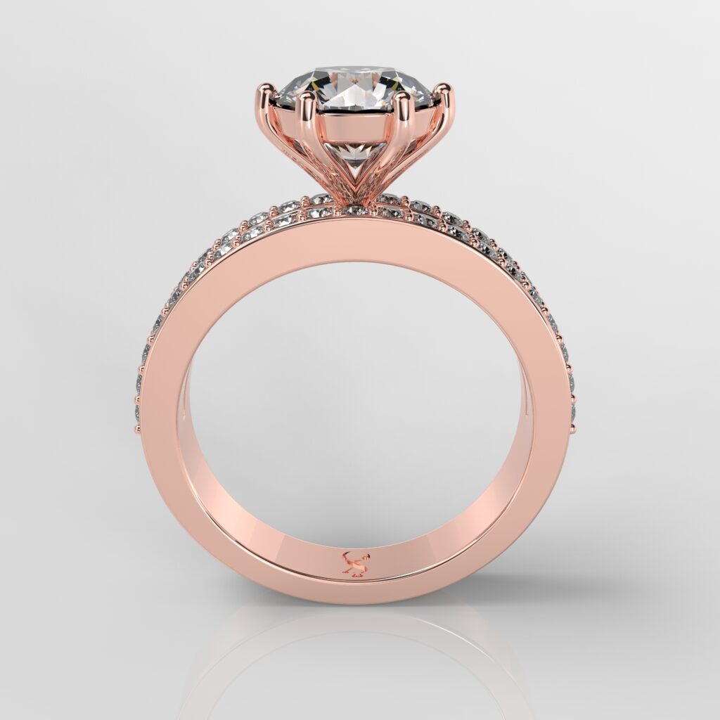 18Kt Gold Lab-Grown Diamond Ring