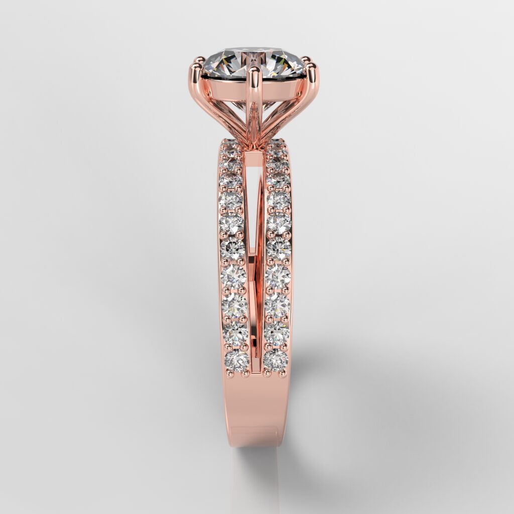 18Kt Gold Lab-Grown Diamond Ring