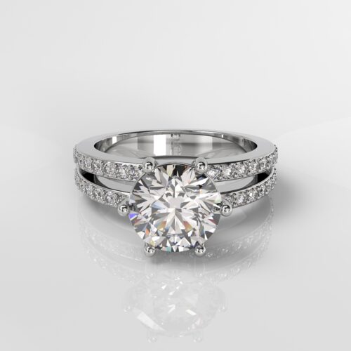 18Kt Gold Lab-Grown Diamond Ring