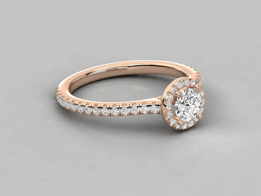 18kt Gold Ring For Woman