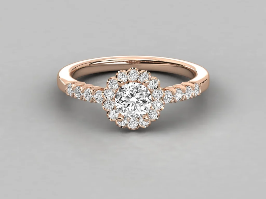 18kt Gold Ring For Woman