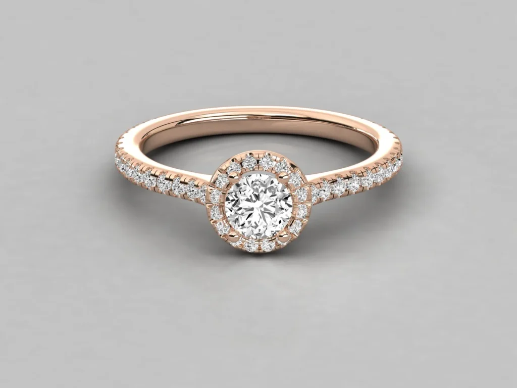 18kt Gold Ring For Woman