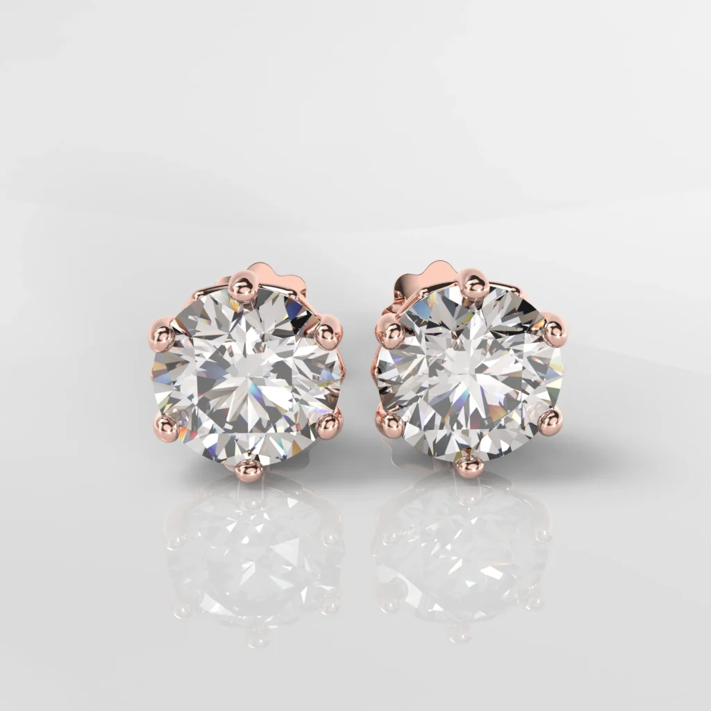 18kt Gold Stud Earring
