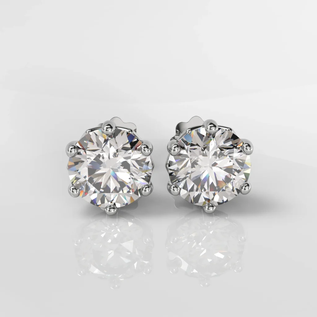 18kt Gold Stud Earring