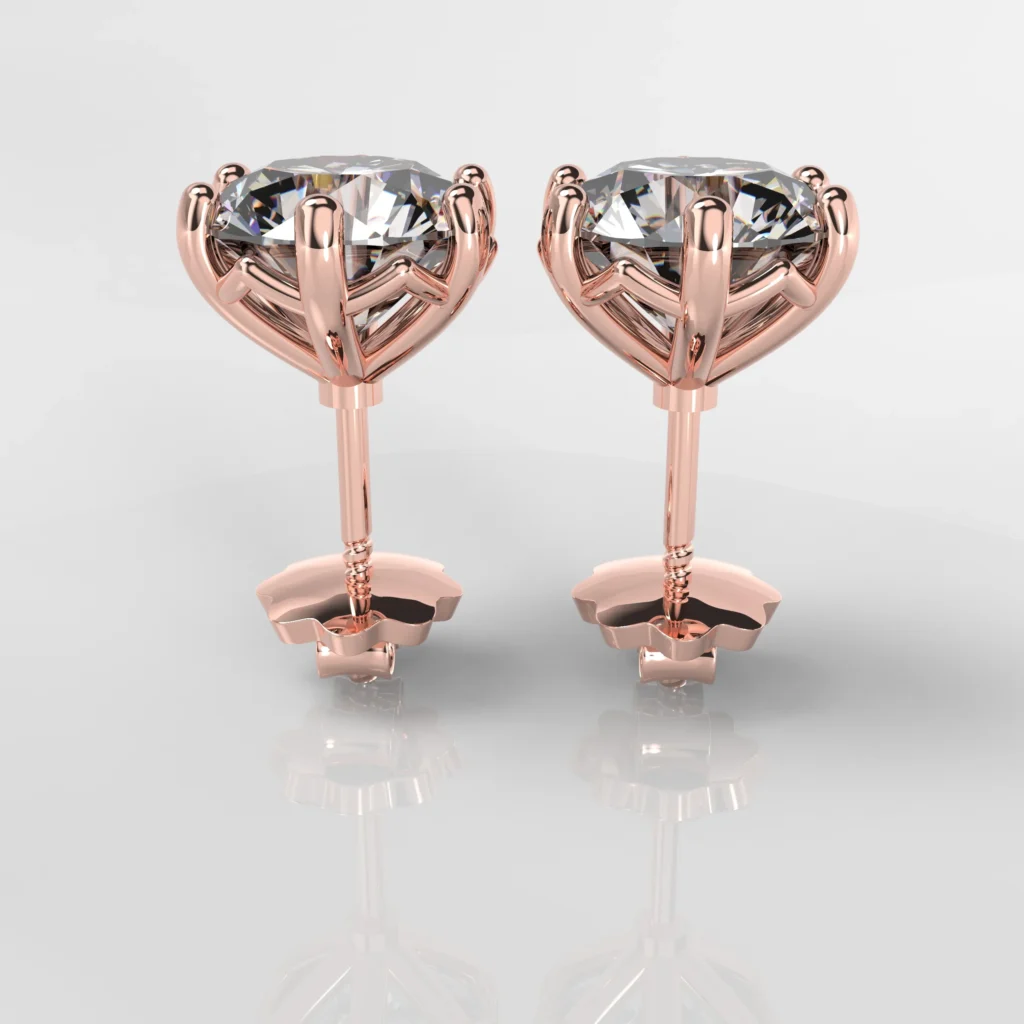 18kt Gold Stud Earring