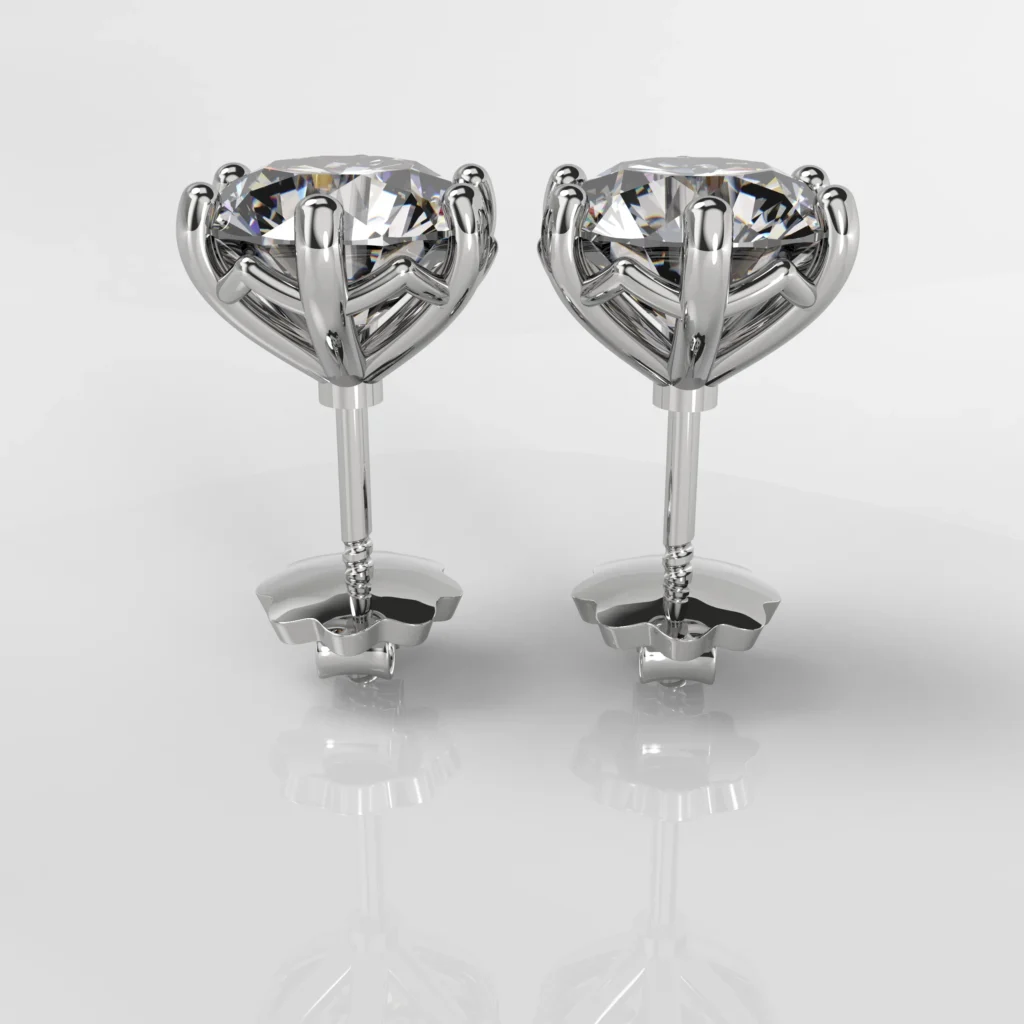 18kt Gold Stud Earring