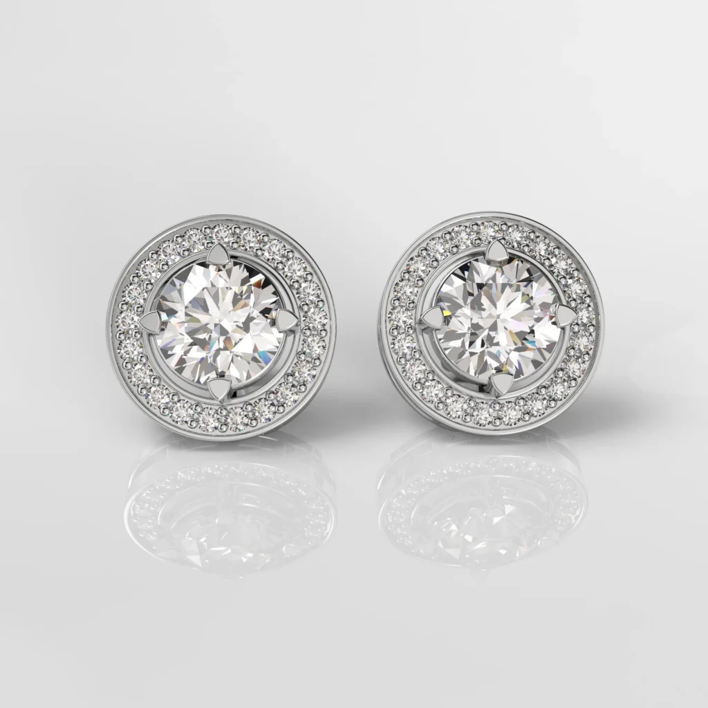 18kt Gold Stud Earring