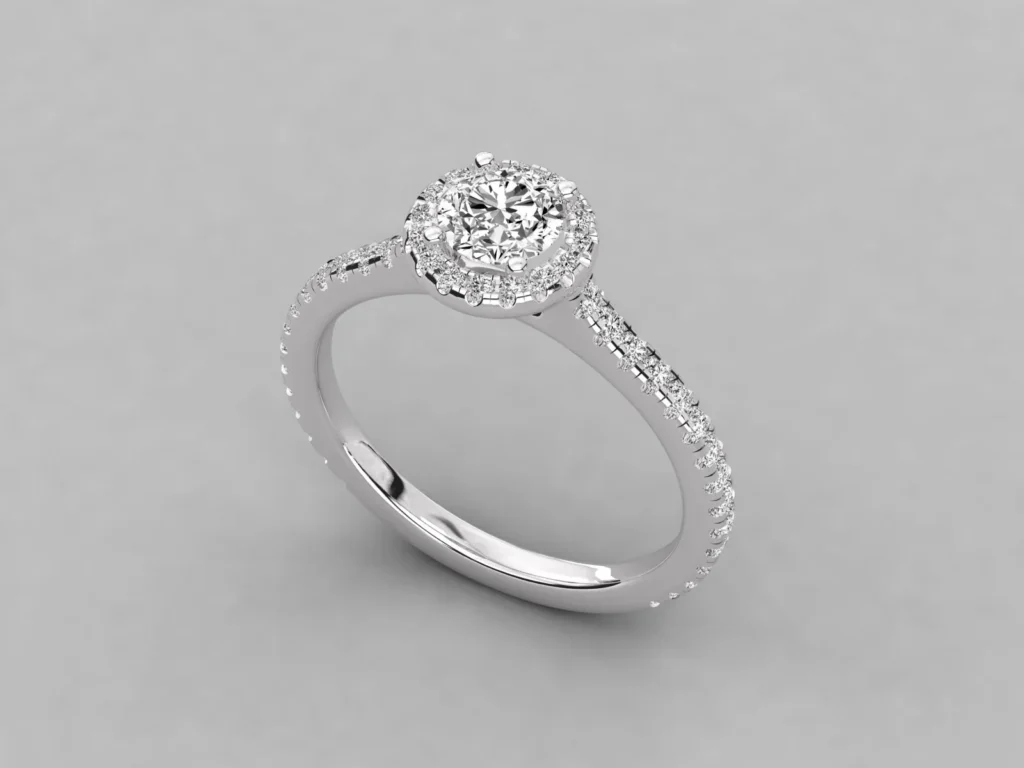 18kt Gold Ring For Woman