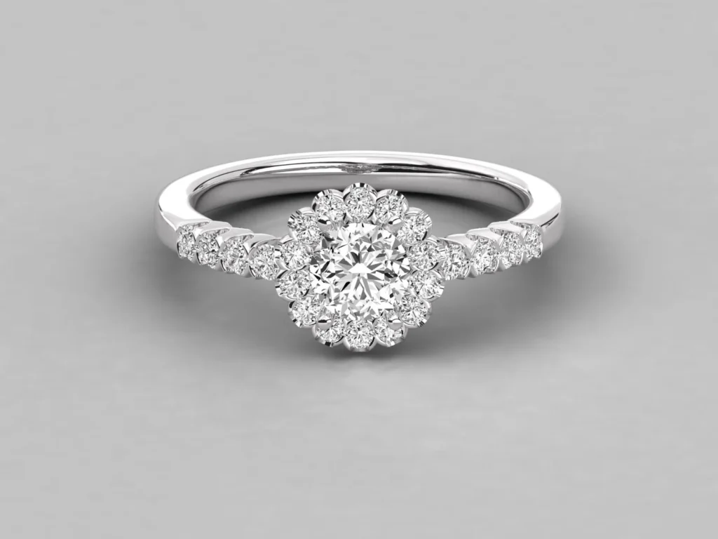18kt Gold Ring For Woman