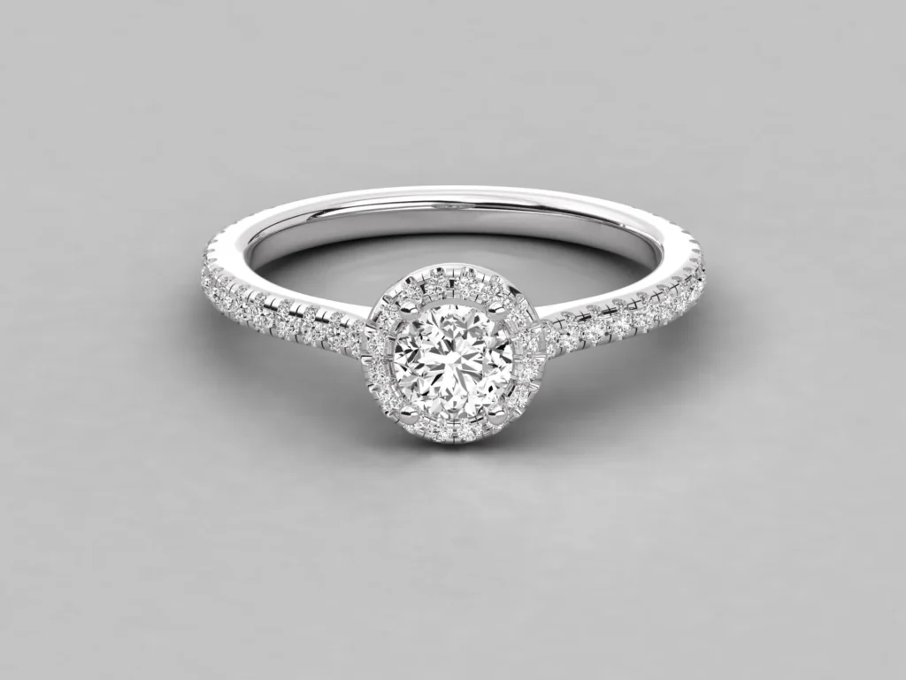 18kt Gold Ring For Woman