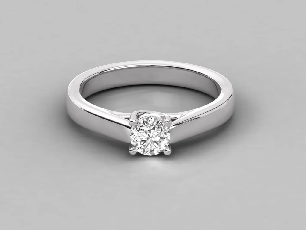 18kt Gold Ring For Woman