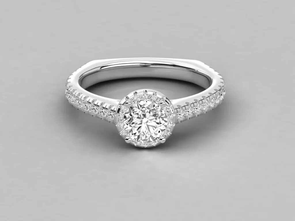 18kt Gold Ring For Woman