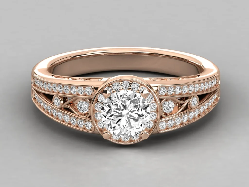 18Kt Gold Diamond Ring