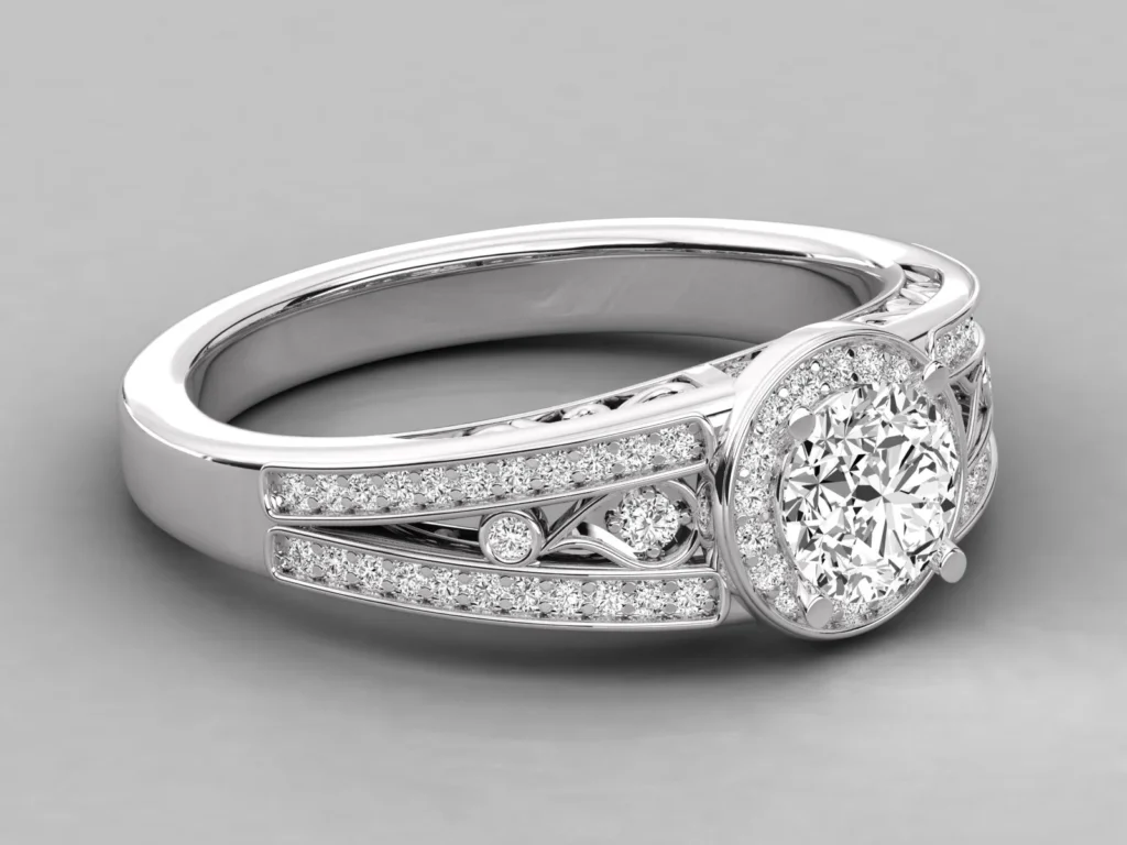 18Kt Gold Diamond Ring
