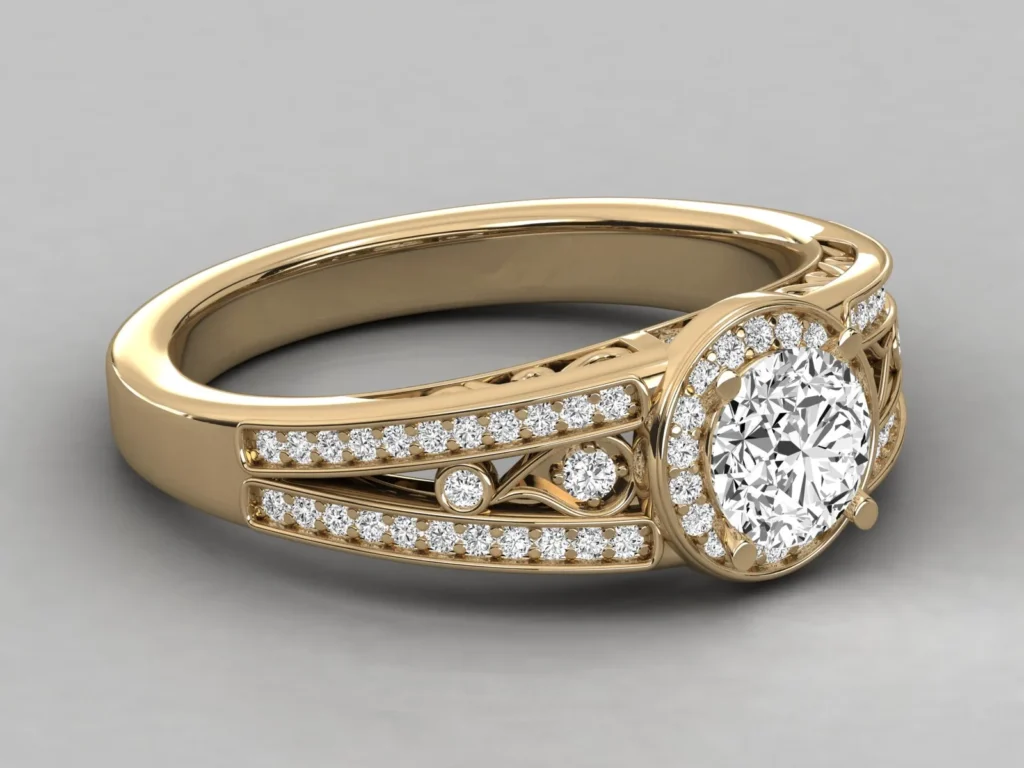 18Kt Gold Diamond Ring